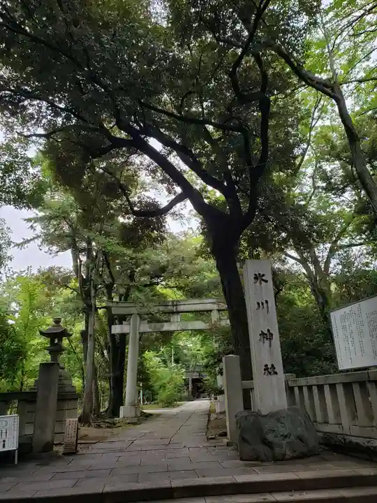赤坂氷川神社の鳥居