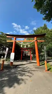 虻田神社の鳥居