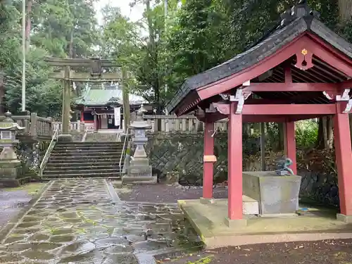 一幣司浅間神社の手水