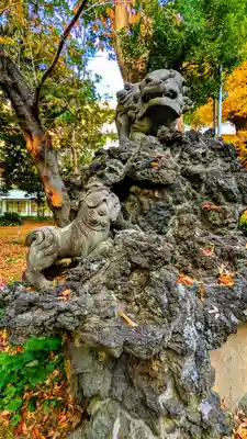 前原御嶽神社の狛犬