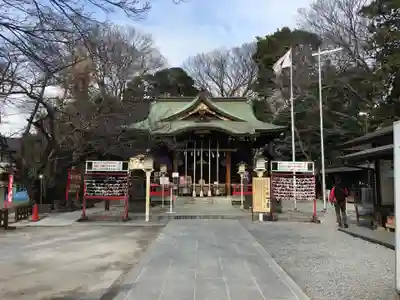 鎮守氷川神社の本殿・本堂