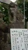 薫的神社の狛犬