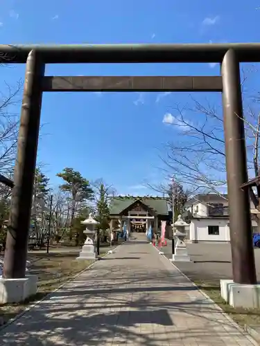 烈々布神社の鳥居