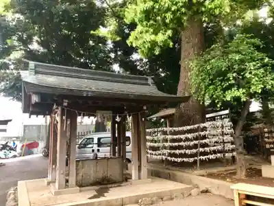 中目黒八幡神社の手水舎