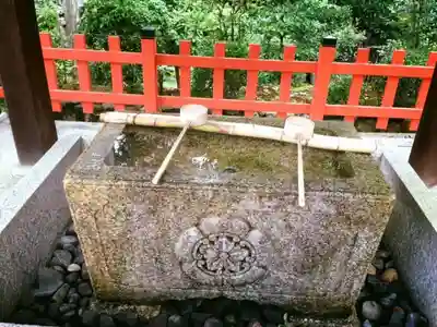 建勲神社の手水舎