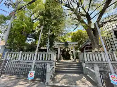 三条八幡神社の鳥居