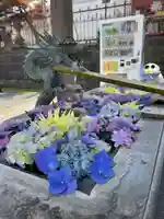 武蔵第六天神社の手水舎