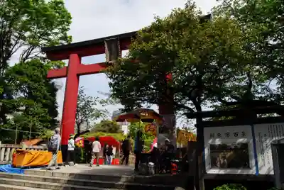 亀戸天神社の鳥居