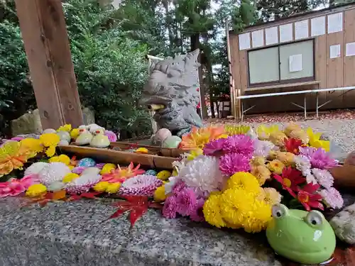 滑川神社 - 仕事と子どもの守り神の手水