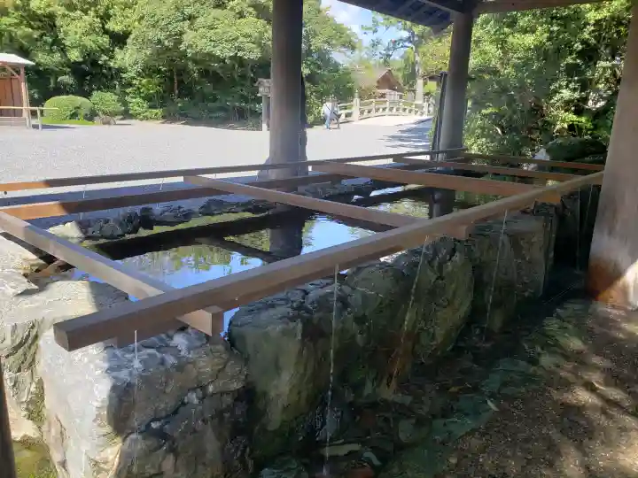 伊勢神宮外宮(豊受大神宮)の手水舎