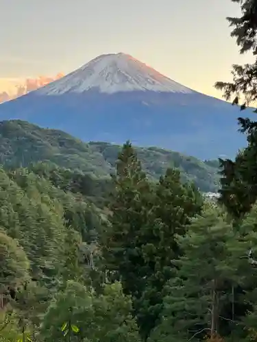 河口浅間神社の景色