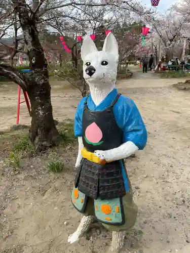 桃太郎神社の狛犬