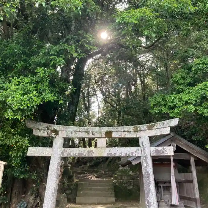 福地若王子神社の鳥居