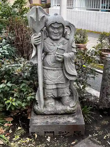 成子天神社の像