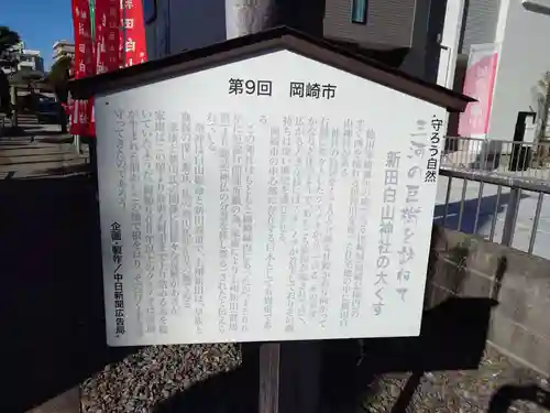 新田白山神社(愛知県)