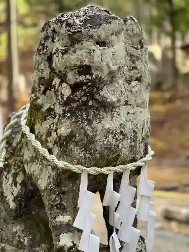 駒ヶ嶽神社（前宮）の狛犬