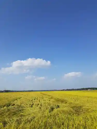 伏木香取神社の景色