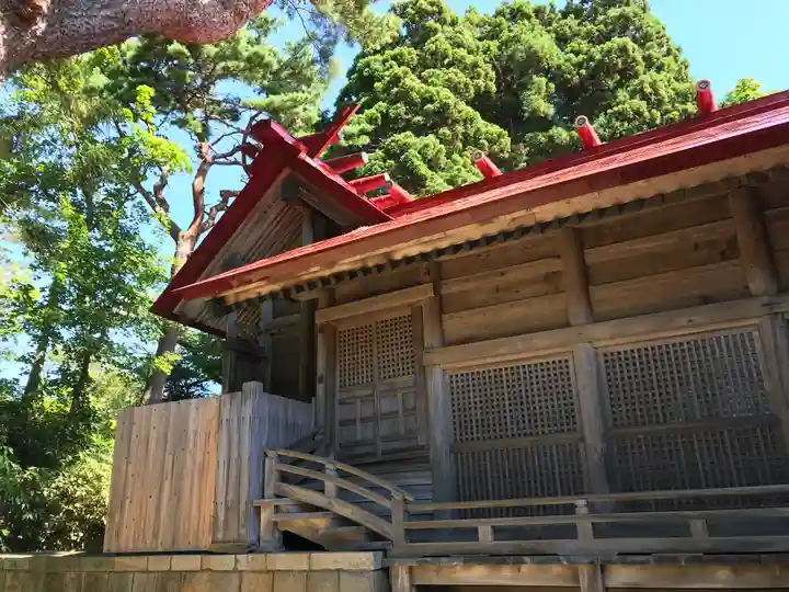 松前神社の本殿・本堂