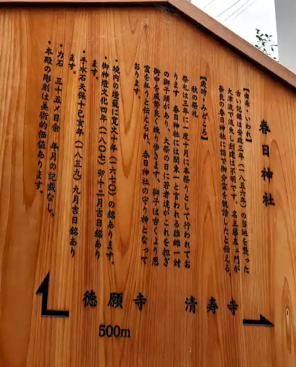 春日神社(下妙典)の歴史