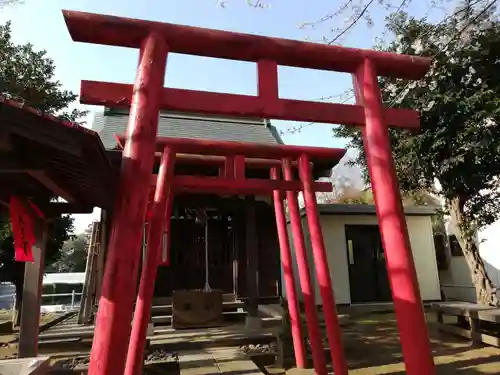 亀田森稲荷神社の鳥居