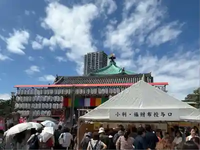 寛永寺不忍池弁天堂のお祭り