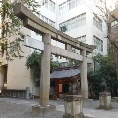 日本橋日枝神社の鳥居