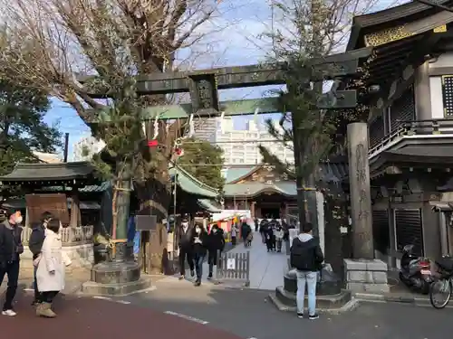 湯島天満宮の鳥居