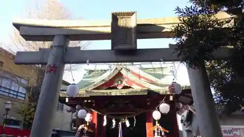 篠原稲荷神社の鳥居