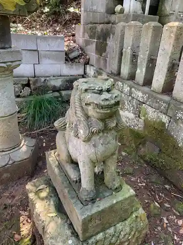 白山神社の狛犬