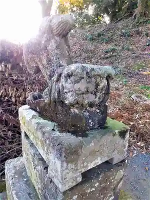 釜屋神社の狛犬
