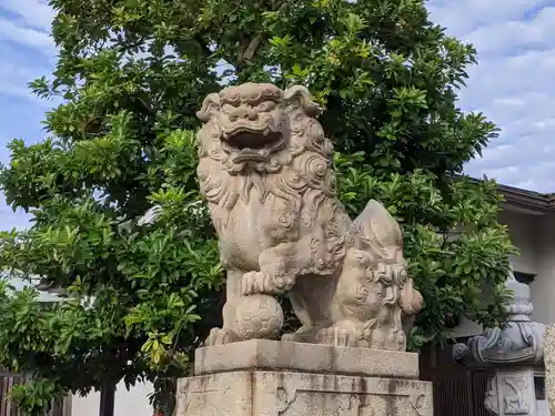 潮田神社の狛犬