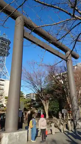 四柱神社の鳥居