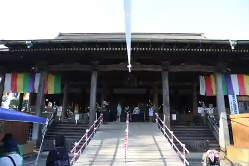 法華経寺の本殿・本堂