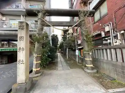 櫻田神社の鳥居
