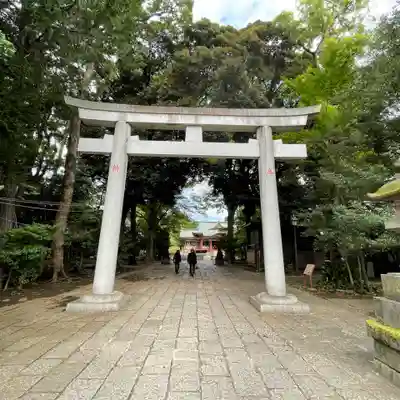 武蔵野八幡宮の鳥居