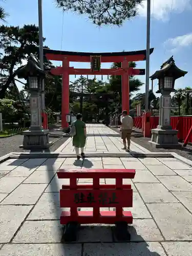 竹駒神社の鳥居