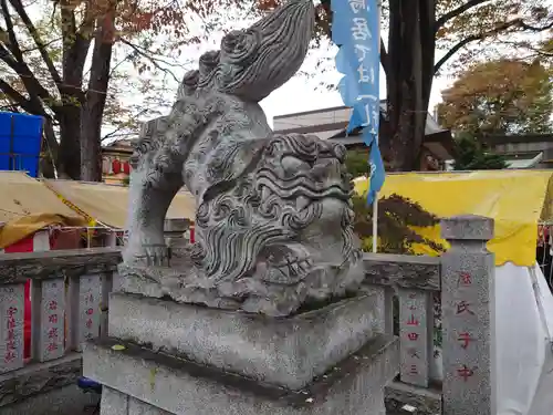 大鳥神社の狛犬