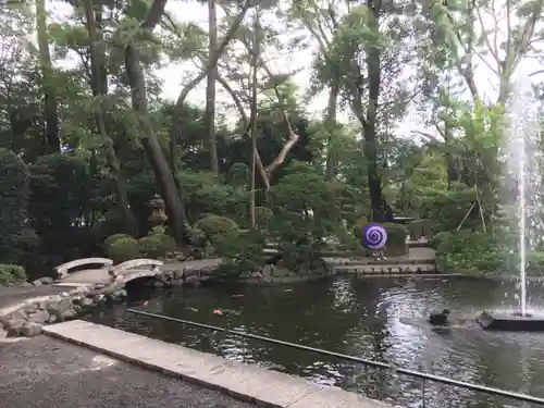 寒川神社の庭園