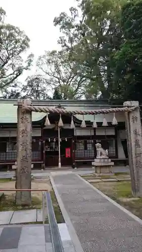 阿麻美許曽神社の鳥居