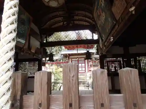 池坐朝霧黄幡比賣神社の山門・神門
