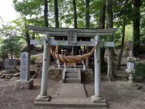 白和瀬神社の鳥居