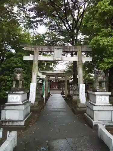 入間野神社の鳥居