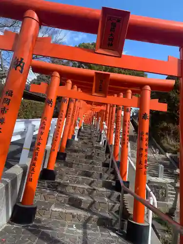 防府稲荷大明神の鳥居