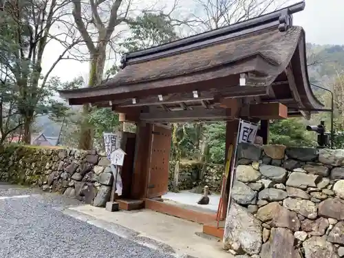 葛川息障明王院の山門