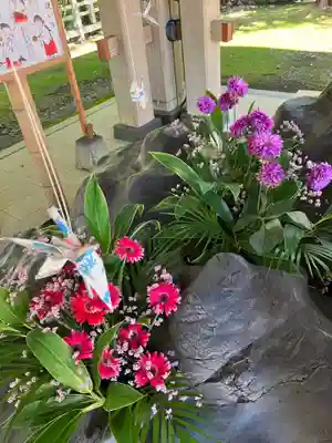 上川神社の手水舎