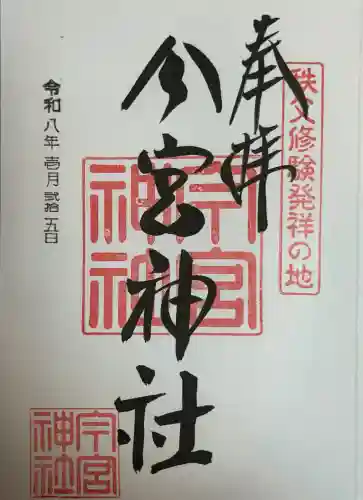 秩父今宮神社の御朱印