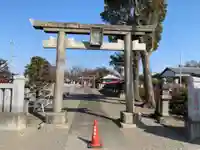 古尾谷八幡神社の鳥居