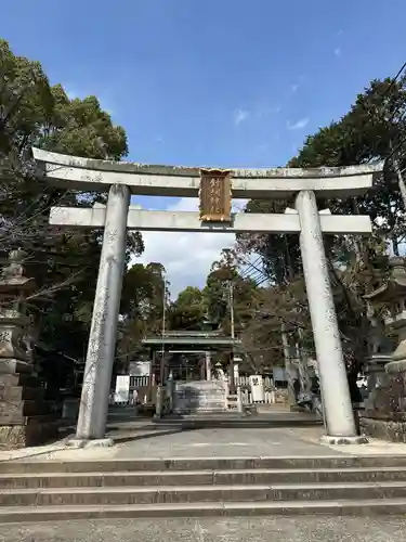 針綱神社の鳥居