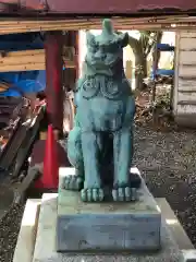 津田八幡神社の狛犬