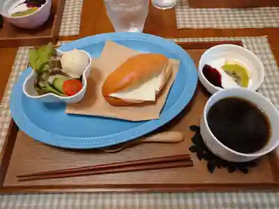 白山神社の食事